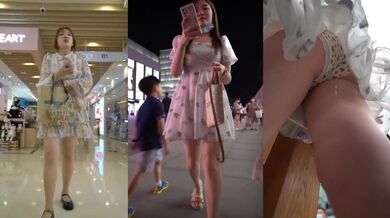 抄底漂亮少妇 皮肤白皙 身材丰腴 肥硕大屁屁 内内超性感